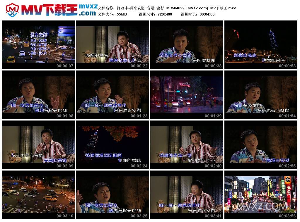 陈茂丰-酒来安慰_台语_流行_MC504022